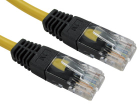 Kabel Ethernet Cat5e długość 2m Z zakończeniem RS PRO PVC l. żył: 8 średnica 4.9mm