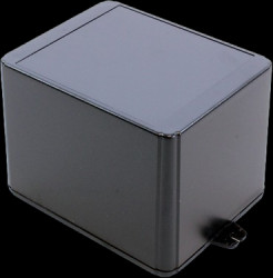 ABS enclosure, (L x W x H) 125 x 100 x 90 mm, black (RAL 9005), IP54, RL6365-FBK