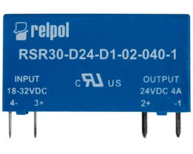Przekaźnik półprzewodnikowy 1P 24VDC/2A Ustre= 18-32V DC RSR30-D24-D1-02-040-1 2611997