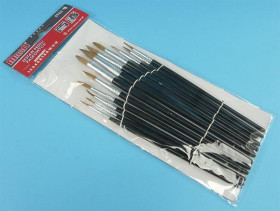 ZESTAW PĘDZLI 12-SZT 1-12 PASKOWYCH