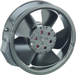 DC axial fan, 12 V, 172 x 172 x 51 mm, 350 m³/h, 50 dB, ball bearing, ebm-papst 6212 NM