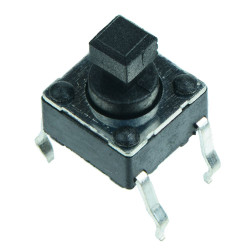 6x6mm Square Actuator Momentary PCB Tactile Switch 7.3mm Height