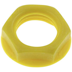 Cliff CL1420 Nut Yellow 1pcs Suitable for Jack Couplings 6.35 mm