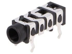 Gniazdo Jack 3,5mm 4 polowe, montażowe; CLIFF FC68128