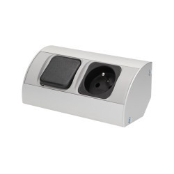 Gniazdo meblowe z wyłącznikiem, 1x230V OR-AE-1302 ORNO