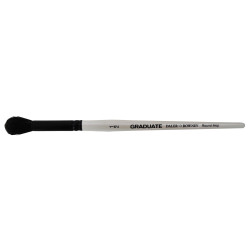 Daler Rowney Graduate Black Goat Round Mop Short Handled Brush Size 1/2 &quot;
