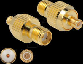 89989 Adapter SMA jack &gt; MCX plug