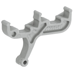 WAGO 2000-121 Series 2000 Pivoting Label Adapter Grey 2U Double Level