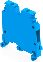 Screw terminal block, screw connection, 2.5 mm², 2 pole, 24 A, 8 kV, blue, 1SNA125486R0500