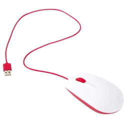 Raspberry Pi Official Mouse (Red/White)
