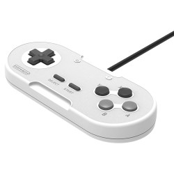 Retro-Bit Legacy16 Wired USB Controller - Classic Grey [Discontinued]