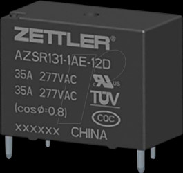 AZSR131-1AE-24D Solar-Relay, 24 V DC, 35 A, 1 CO