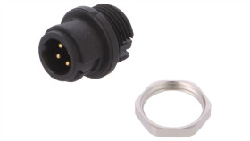 Złącze: Okrągłe Gniazdo 710 Męskie Pin: 4 Nieekranowane 3A 09 0981 00 04