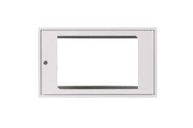 Szafa SZW SIMPLE 19 cali drzwi z szybą 6Ux555x600mm SZWS-19-6U-60-DS 19-8010SZWS-19-6U-60-DS