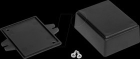 Industrial housing, 86 x 49 x 28 mm, IP54, black