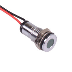 Q8F5CXXG48E Green Flush 8mm 48VDC LED Panel Indicator IP67 APEM