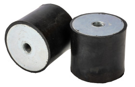 Podstawka antywibracyjna M10 średnica 50mm wysokość całkowita 45mm Nóżka sprężysta żeńska