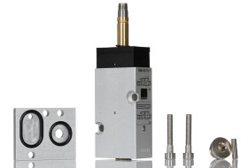 Pneumatyczne zawory elektromagnetyczne RS PRO 5/2 G 1/4 12 V dc, 24 V dc, 110V ac 5/2 portowy 1/4in