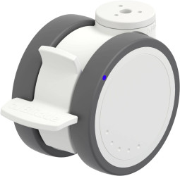Blickle 942225 LKDX-PATH 100XK-9-FI Podwójna rolka z tworzywa sztucznego Średnica koła: 100 mm Maksymalne obciążenie: 10