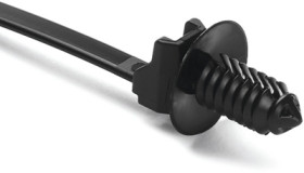 Cable tie, PA, (L x W) 165 x 4.9 mm, bundle-Ø 1.5 to 31 mm, black, -40 to 105 °C, 157-00237
