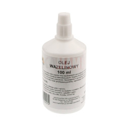 Olej wazelinowy 100ml, plastikowa butelka z zakraplaczem