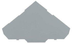 Płytka końcowa i pośrednia Płytka końcowa i pośrednia WAGO Trójpokładowe listwy zaciskowe Mocowanie szynowe