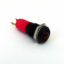 Lampka kontrolna do montażu panelowego 24V ac/dc, czerwona 14mm LED CML Innovative Technologies