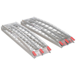 Sealey LR680 Aluminium Loading Ramps 680kg Capacity Per Pair