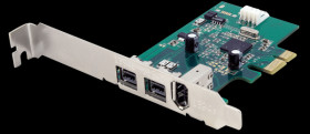 PEX1394B3 3 Port 2b 1a PCI Express FireWire Card