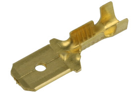 Konektor; 6,3x0,8mm; 0,5÷1,5mm2; płaski wsuwka; nieizolowany; KPNM63; proste; na przewód; zaciskany; 1 tor