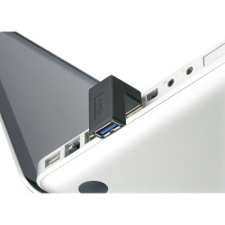 Renkforce RF-4538230 USB 3.0 Adapter 1x USB 3.0 A Port Black