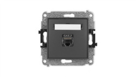 Icon Mechanizm Gniazda Komputerowego Pojedynczego 1Xrj45, Kat. 7, Ekranowane,...