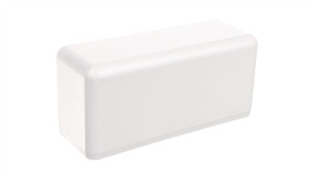 Pokrywa Końcowa Ekd 120X40mm Biała 8581