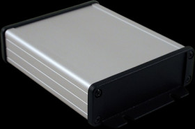 Aluminum enclosure, (L x W x H) 120 x 104 x 32 mm, natural, IP65, 1457L1202