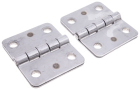 Zawias czołowy Stal nierdzewna długość 75mm Zawias czołowy szerokość 90mm Swobodne wychylanie