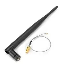 10 sztuk 2,4 GHz 6dBi 50ohm Bezprzewodowa Antena Wifi Omni Copper Dipole SMA Do IPEX Do Monitoringu Routera