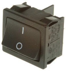 Przełącznik kołyskowy Wł.-wył. Nie 12 A DPST Czarny IP40 Marquardt