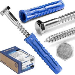 Kołek uniwersalny Rawlplug 4ALL-12/100 12×60 mm z wkrętem sześciokątnym 8,0×100 mm – 10 szt.