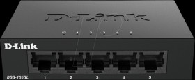 DGS-105GL/E Switch, 5-Port, Gigabit Ethernet