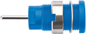 4 mm socket, pin connection, mounting Ø 12.2 mm, CAT III, blue, SEB 6448 NI / BL