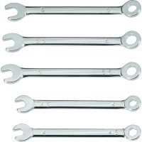 NP-KPO5X4-6P Komplet kluczy płasko-oczkowych, mini 4-6mm 5 sztuk DONAU