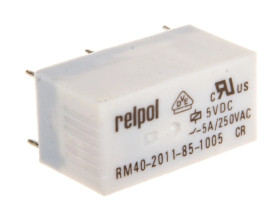 Przekaźnik miniaturowy 1P 5A 5V DC AgNi RM40-2011-85-1005 611691