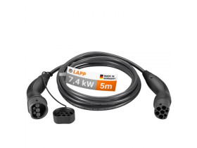 Kabel do ładowania samochodu elektrycznego Typu 2, do 7,4 kW,...