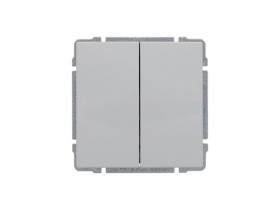 KOS 66 Łącznik świecznikowy z klawiszem bez ramki biały 660415 KOS