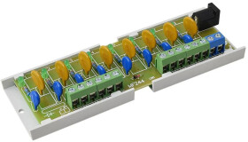 Łączówka rozgałęźnik zasilana 10-30V DC 8x 1A (PTC) AWZ579