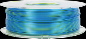 PMMA-1021-002 PLA Silk Dual Color filament, blue/yellow, 1.75 mm, 1 kg