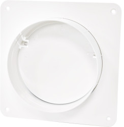 Łącznik z zaworem zwrotnym i kołnierzem do systemów wentylacyjnych fi.100 02-505