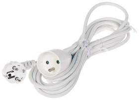Przedłużacz 1‑gniazdo z/u PS-3X1.0-5M/W 5m