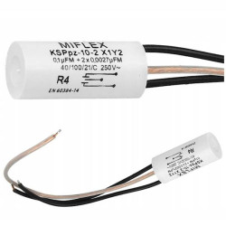 KONDENSATOR PRZECIWZAKŁÓCENIOWY 0,1UF 250V KSPPZ-10-2 MIFLEX