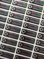 Amiga Dome Label Black (One Piece) 4000/040